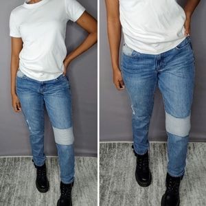 Gap Jeans Sexy Boyfriend Fit w/ Patch Size 8